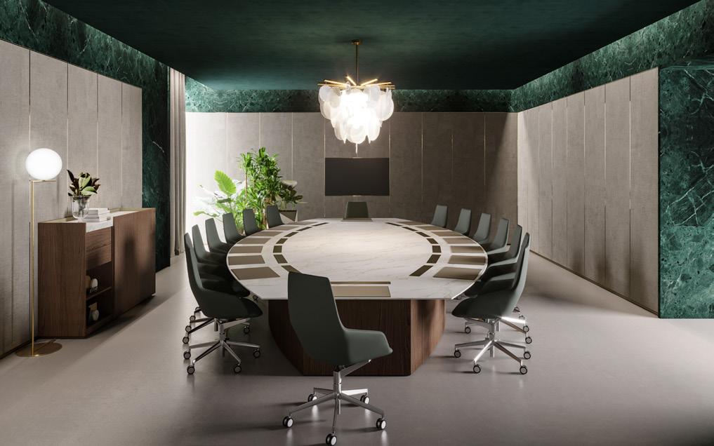 تنظيف غرفة اجتماعات